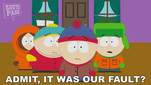 Admit It Was Our Fault Stan Marsh GIF - Admit It Was Our Fault Stan Marsh Eric Cartman GIFs