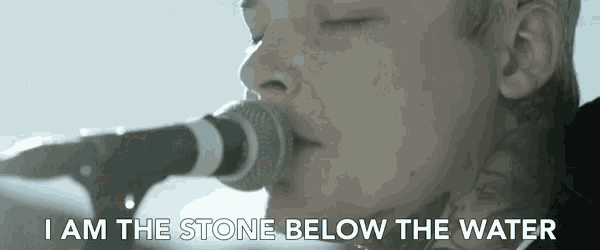 I Am The Stone Below The Water Singing GIF - I Am The Stone Below The Water Singing Drowning GIFs