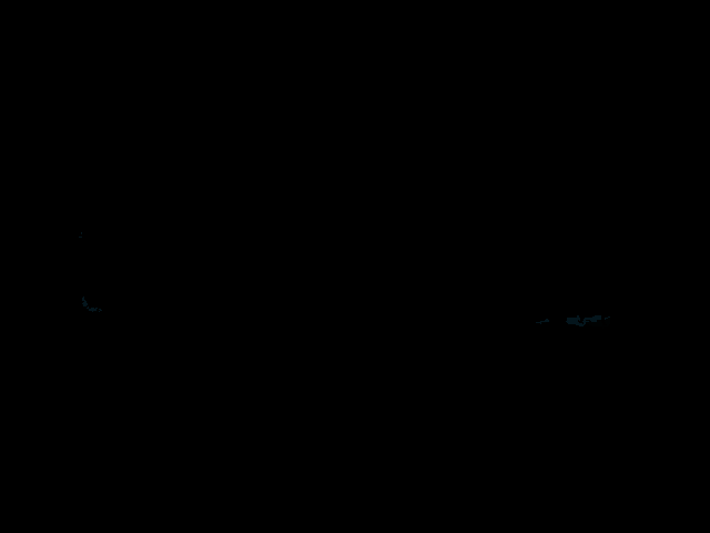 the word mun is lit up in blue letters