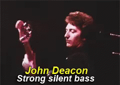 John Deacon Strong Silent Bass GIF - John Deacon Strong Silent Bass Queen GIFs