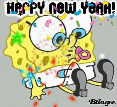 Baby New Year Happy New Year GIF - Baby New Year Happy New Year Spongebob GIFs