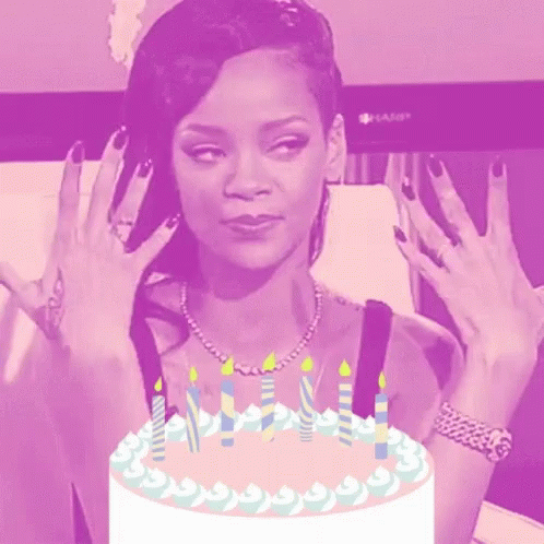 Rihanna Cake GIF - Rihanna Cake Birthday GIFs