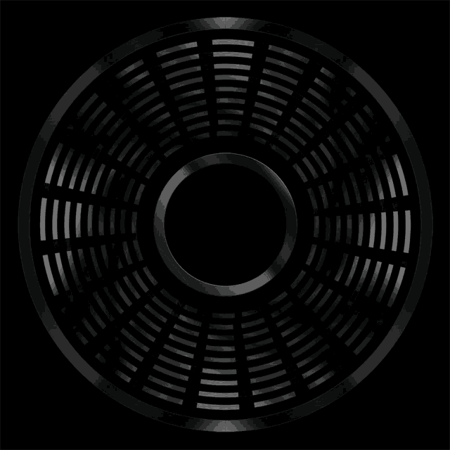 a black background with a circle in the middle of it