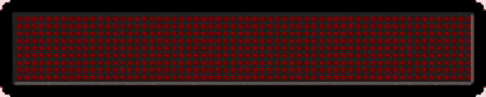 a red led sign that says clash on it