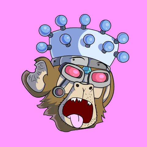 a cartoon of a monkey with a crown on his head