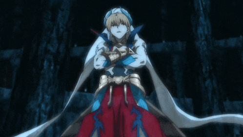 a cartoon character with a white cape and red and blue pants