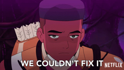 We Couldnt Fix It Bow GIF - We Couldnt Fix It Bow Shera And The Princesses Of Power GIFs