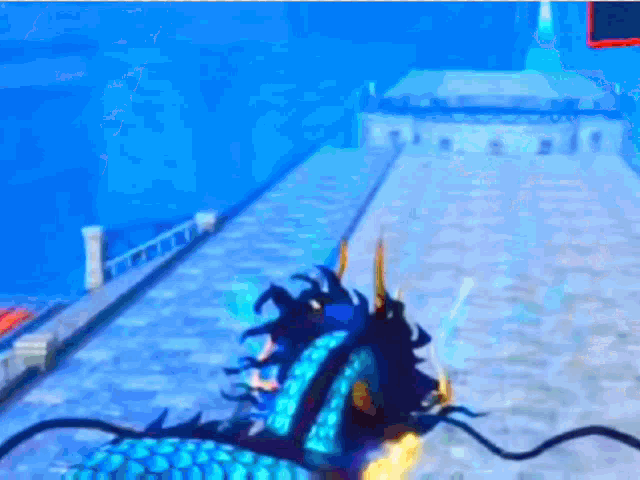 a person is riding a dragon in a video game