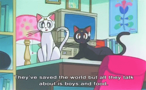 Sigh Cats GIF - Sigh Cats Sailormoon GIFs