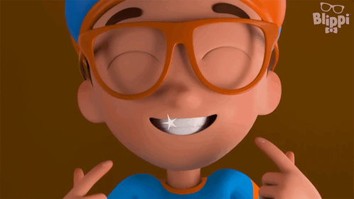 Look At My Teeth Blippi GIF - Look At My Teeth Blippi Blippi Wonders Educational Cartoons For Kids GIFs