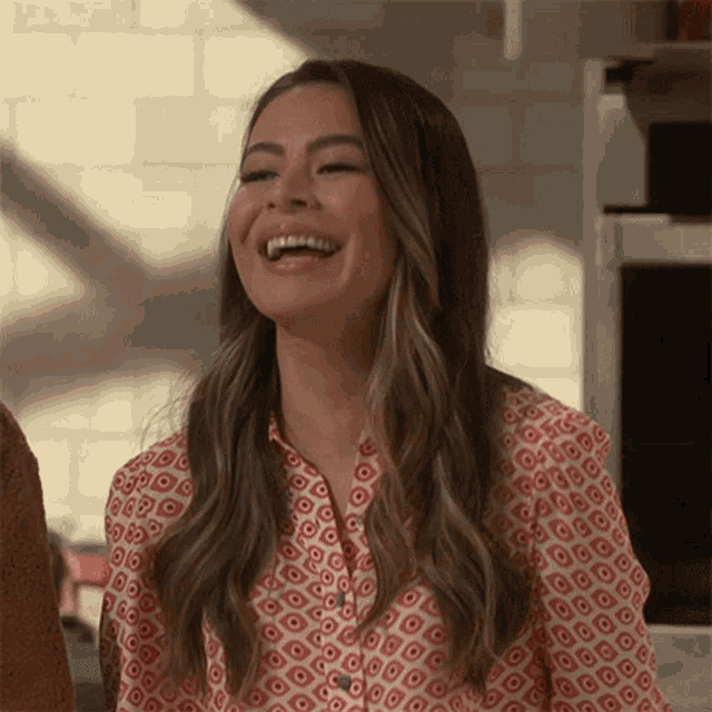 Laughing Carly Shay GIF