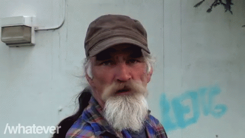 Homeless Guy GIF - Funny Homeless Mustache GIFs