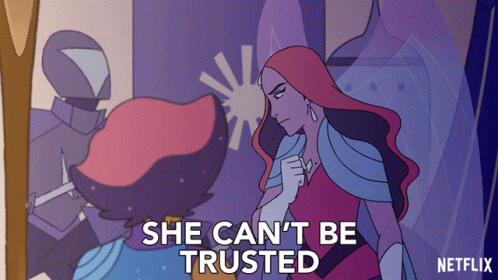 She Cant Be Trusted Glimmer GIF - She Cant Be Trusted Glimmer Queen Angella GIFs