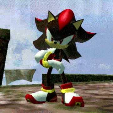 shadow the hedgehog from the video game sonic the hedgehog