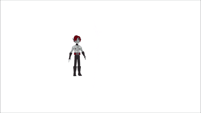a cartoon character is doing a handstand on his back