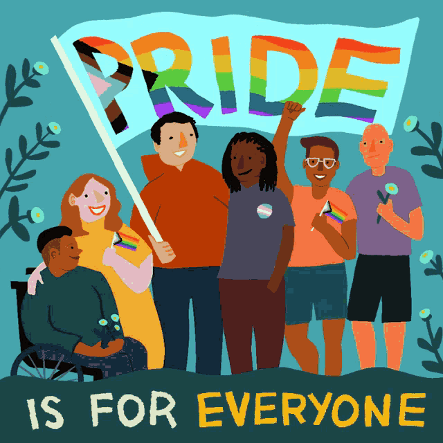 Pride Is For Everyone Pride GIF - Pride Is For Everyone Pride Queer GIFs