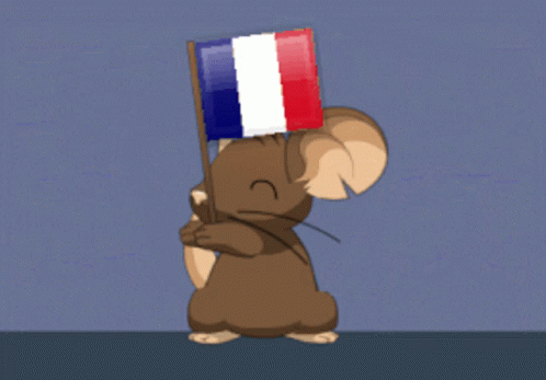 Mouse Wave Flag GIF - Mouse Wave Flag France Flag GIFs