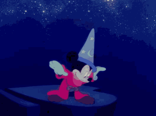 a cartoon of mickey mouse and a fairy with the words star wars life below them