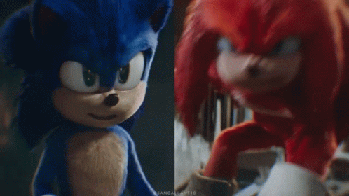 Sonic Sonic The Hedgehog GIF - Sonic Sonic The Hedgehog Knuckles GIFs