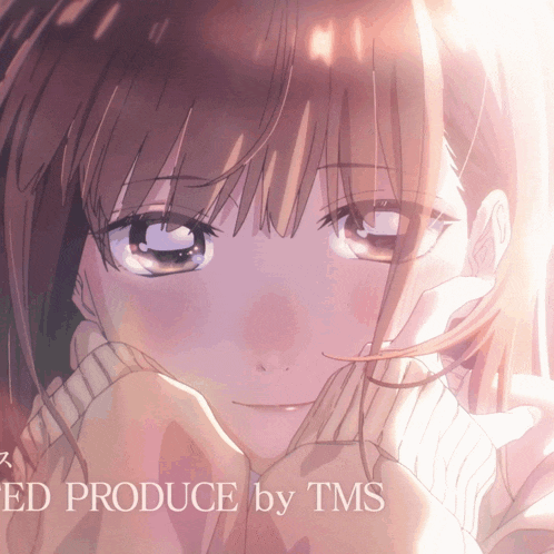 a picture of a girl with the words ed produce by tms on the bottom