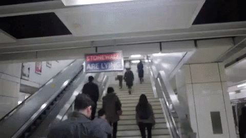 Escalator Subway GIF - Escalator Subway Underground GIFs