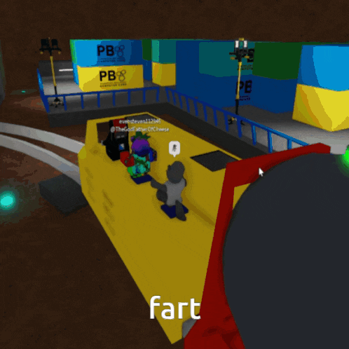 a screenshot of a video game with the word fart on the bottom