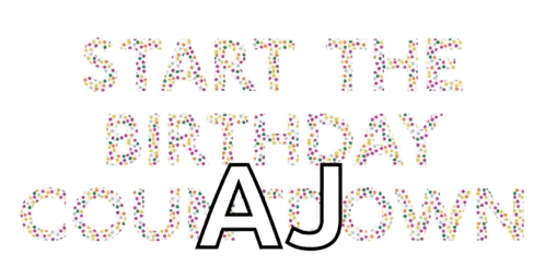 Start The Birthday Countdown Happy Birthday GIF - Start The Birthday Countdown Happy Birthday GIFs
