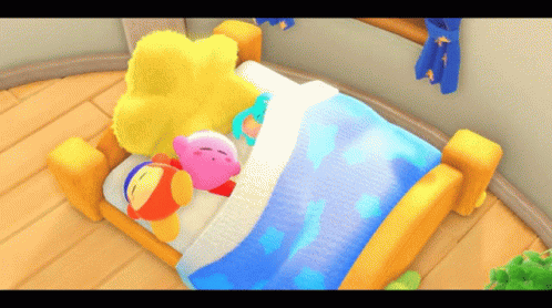 Kirby Kirby And The Forgotten Land GIF - Kirby Kirby And The Forgotten Land Sleep Kirby GIFs