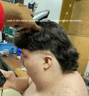 Mullet Looked In The Mirror Meme - Mullet Looked in the mirror Sharp as ...