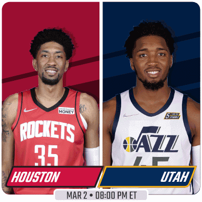 Houston Rockets Vs. Utah Jazz Pre Game GIF - Nba Basketball Nba 2021 GIFs