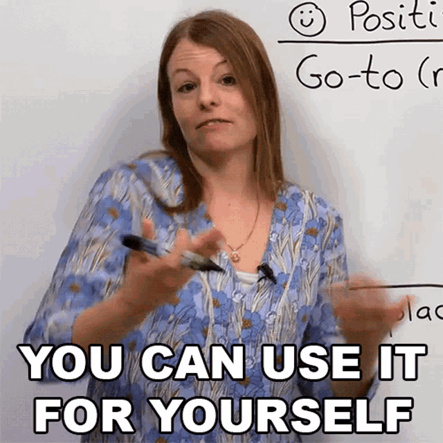 You Can Use It For Yourself Emma GIF - You Can Use It For Yourself Emma Engvid GIFs