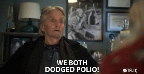 We Both Dodged Polio Vaccinations GIF - We Both Dodged Polio Vaccinations Healthy GIFs