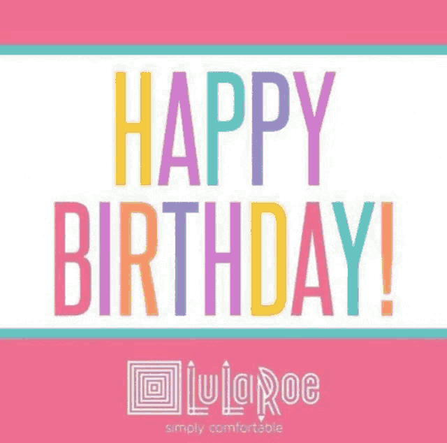 a colorful birthday card with the words `` happy birthday '' on it .