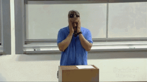 What Should You Take On College GIF - Stressed Man Omg GIFs