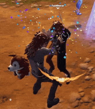 a screenshot of a video game with tachiharaz in the upper right corner