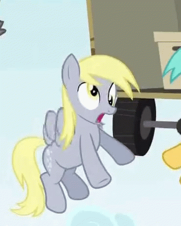 Derpy Mlp Stand While Flying GIF - Derpy Mlp Stand While Flying Crazy GIFs