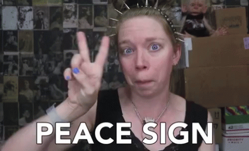 Peace Sign Peace GIF - Peace Sign Peace Truce GIFs