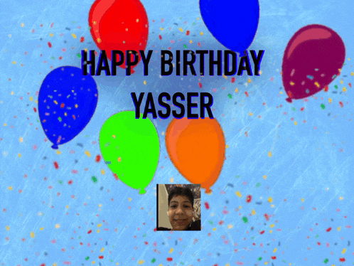 alvin and the chipmunks wishing yasser a happy birthday with balloons and confetti