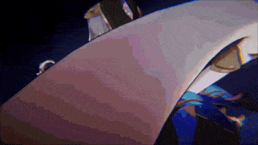 a close up of a person 's feet with a purple background