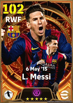 a poster of a soccer player with the number 102 rwf