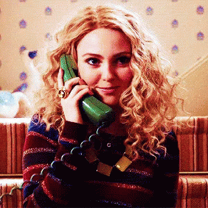 Talk On The Phone GIF - Carrie Diaries Phone Smile GIFs