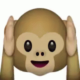 Cute Monkey GIF - Emoji GIFs