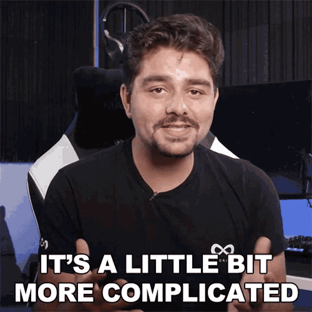 Its A Little Bit More Complicated Ignace Aleya GIF - Its A Little Bit More Complicated Ignace Aleya Its Not That Easy GIFs