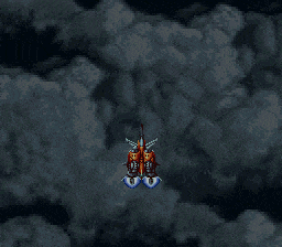 a pixel art of a tooth flying through the clouds