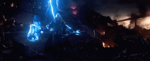Thor Lightning GIF - Thor Lightning Endgame GIFs