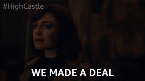 We Made A Deal Agreement GIF - We Made A Deal Agreement Plan GIFs