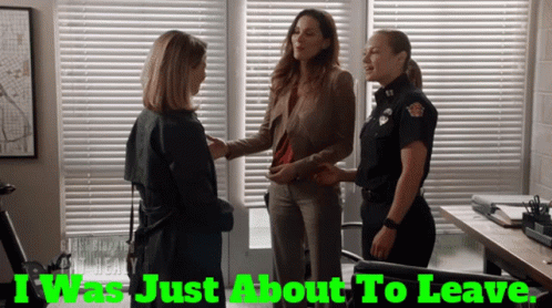 Station19 Carina Deluca GIF - Station19 Carina Deluca I Was Just About To Leave GIFs