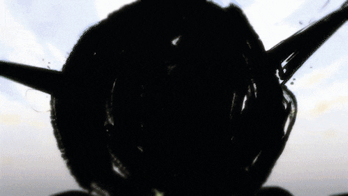a silhouette of a dragon with wings flying in the sky