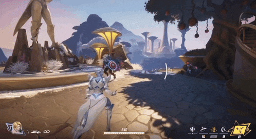 a screenshot of a video game with the number 540 on the bottom