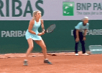 Tereza Martincova Tennis GIF - Tereza Martincova Tennis Forehand GIFs